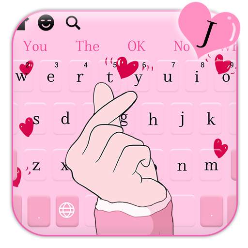 Finger Heart Love Keyboard 10001002