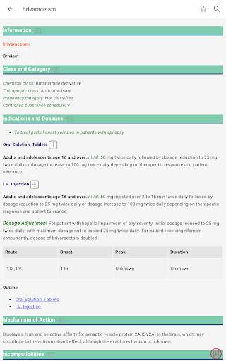 Nurse’s Drug Handbook App screenshot 16