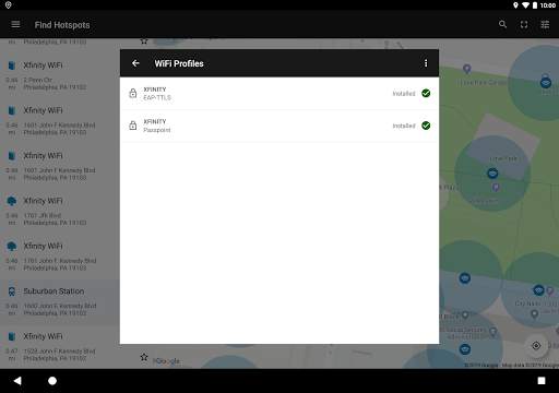 Xfinity WiFi Hotspots скриншот 14