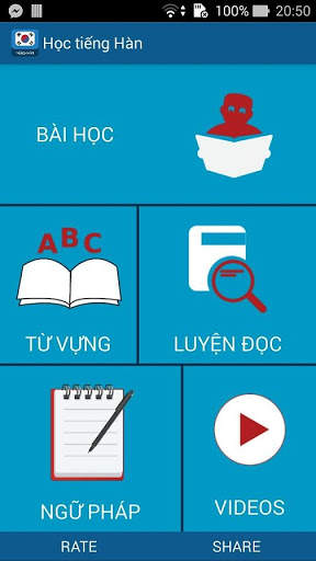 Hoc tieng han - Learn Korean screenshot 1