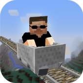 Minecart Minecraft Racer Adventures logo