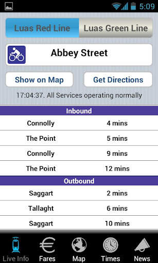 LUAS screenshot 1