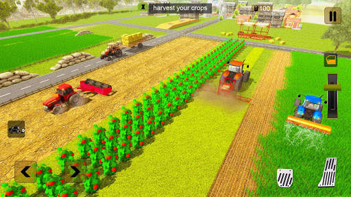 Real Tractor Farming 2019 Simulator screenshot 16