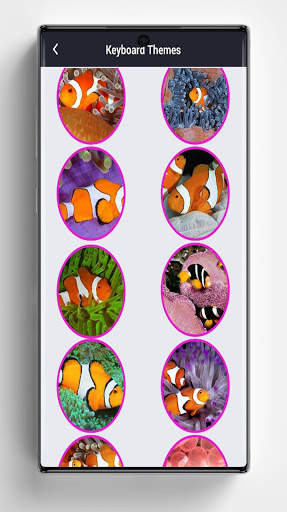 Orange Clownfish Keyboard screenshot 5