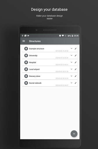 Database Designer - Full free development app screenshot 15