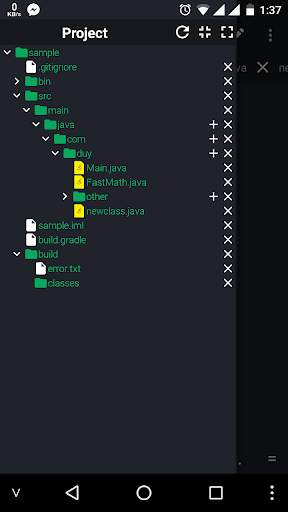 Java N-IDE - Android Builder - Java SE Compiler 2 تصوير الشاشة