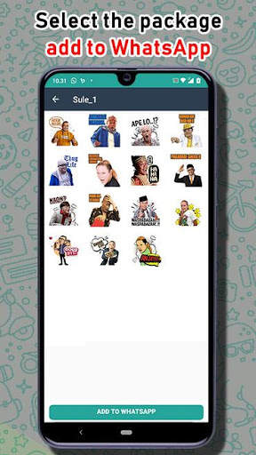 Lawak Sticker Lucu Cute WAStickerApps for WhatsApp screenshot 7