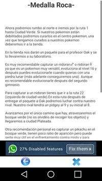 Guía pokemon rojo y azul screenshot 4