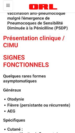 O R L (Oto-Rhino-Laryngologie) screenshot 7