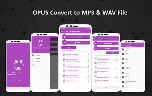 OPUS To MP3 & WAV Converter - Opus Player screenshot 1