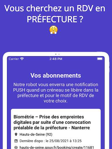 Trouver RDV préfecture screenshot 7