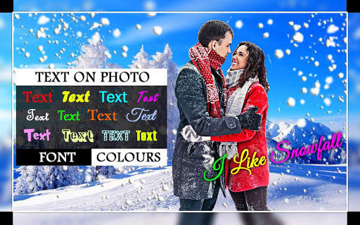 Snowfall Photo Editor screenshot 5
