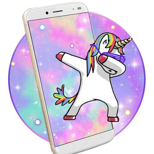 Silvery Unicorn Live Wallpaper icon