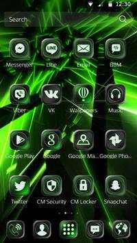 Neon Green Theme Tech Launcher screenshot 3