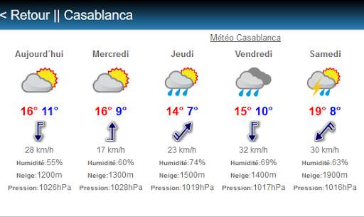 Morocco Weather screenshot 2