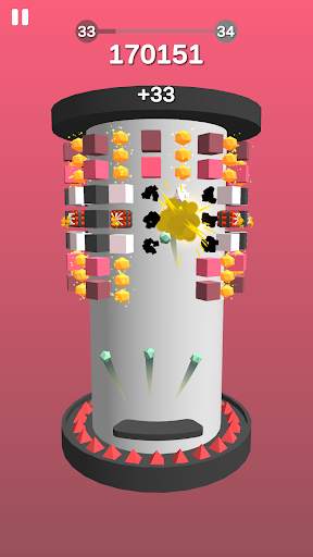 HELIX - Tantangan bola Jumpy screenshot 2
