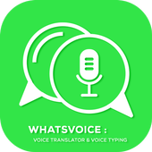 ikon WhatsVoice: Voice Translator &amp; Typing in Whatsapp