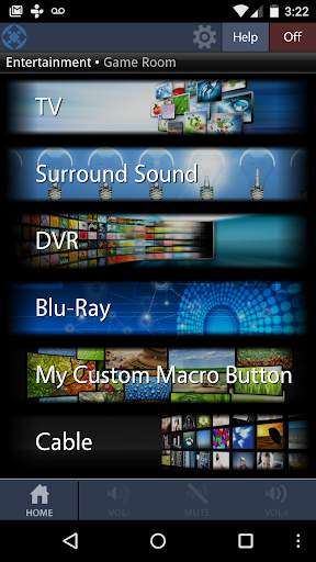 URC MX HomePro 1 تصوير الشاشة