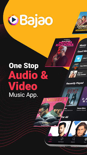 Bajao: Music & Audiobooks screenshot 1