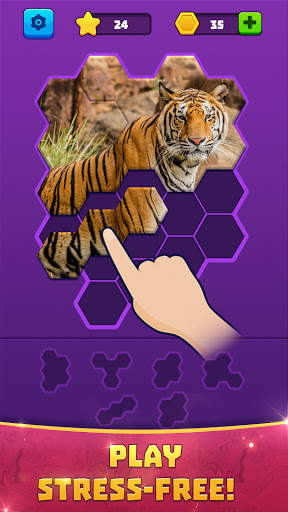 Hex Block Jigsaw screenshot 2