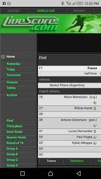 Livescores lite screenshot 3
