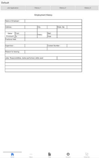 Job Application 5 تصوير الشاشة