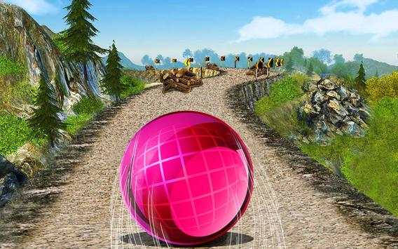 menyentuh bola bergulir ras balap gratis screenshot 2