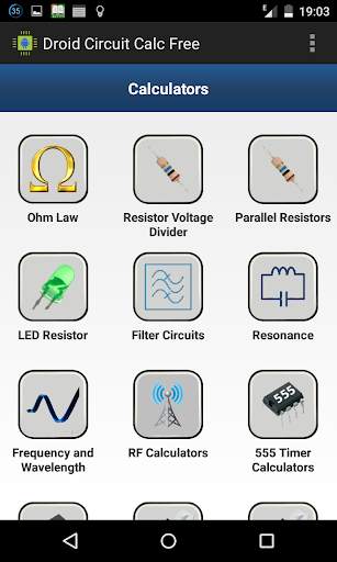 Droid Circuit Calc Pro screenshot 2