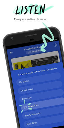 Pandora - Streaming Music, Radio & Podcasts screenshot 1
