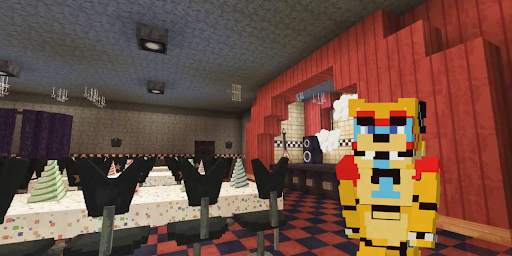 FNAF 1 Maps for Minecraft PE screenshot 2