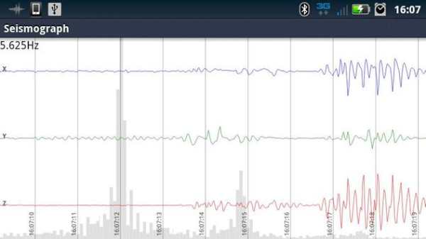 Seismograph screenshot 1