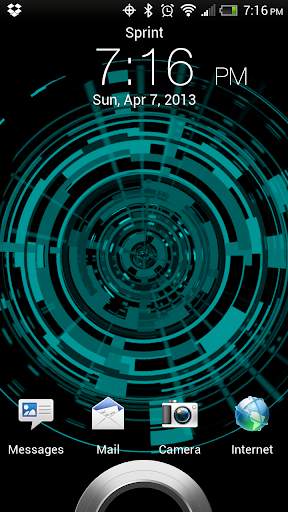 Tech Rings Live Wallpaper Free screenshot 1