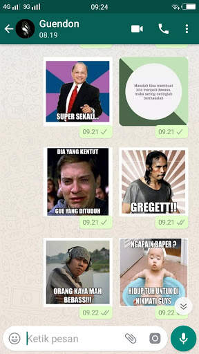 Wa Sticker Meme Lucu WaStickersApps screenshot 6
