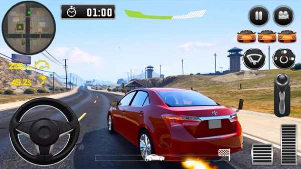 City Driving Toyota Car Simulator screenshot 1