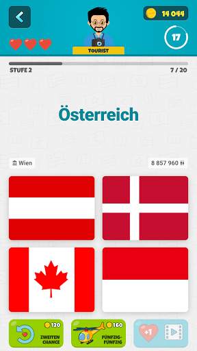 Flaggen 2: Geographie Quiz screenshot 4