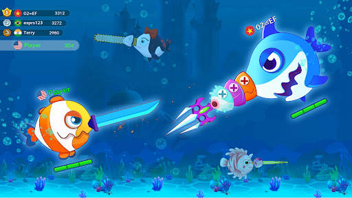 Shark vs Fish .io-Hungry World screenshot 13