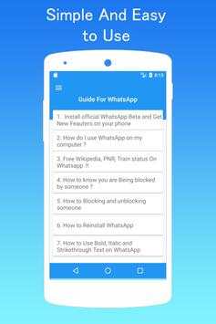 Guide For WhatsApp screenshot 2