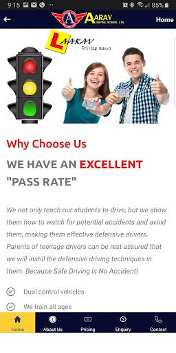 ICBC PRACTICE TEST - AARAV DRIVING SCHOOL screenshot 1