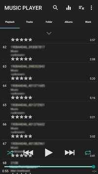 MUSIC PLAYER - Black & Blue screenshot 3