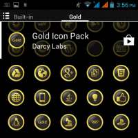 New Gold Icon Pack Free on 9Apps