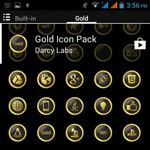 New Gold Icon Pack Free 1.0.10