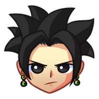 Anime stickers for WhatsApp logo