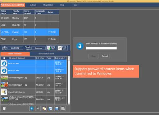 MobileSync - WiFi File Transfer/ P2P/ Notification screenshot 5