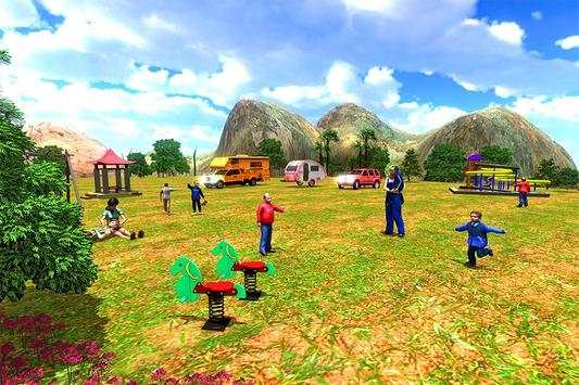 Modern Offroad Uphill Camper Van Bus Simulator screenshot 12
