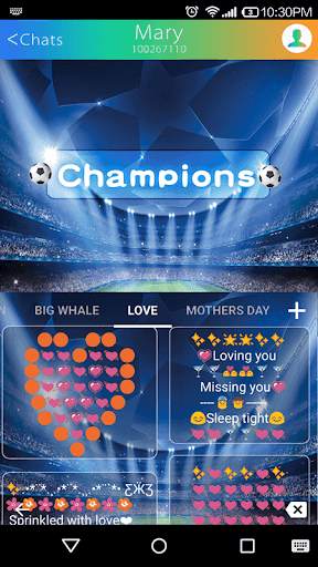 Soccer Champion Keyboard Theme screenshot 3