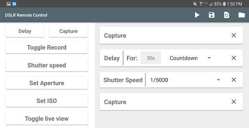 DSLR Remote Control 5 تصوير الشاشة
