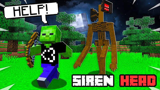 Siren Head Game for MCPE 4 تصوير الشاشة