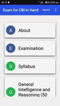 Exam for CBI in hand screenshot 1