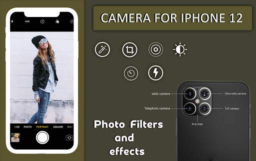 Camera for iphone 12 - iOS 14 Camera screenshot 1