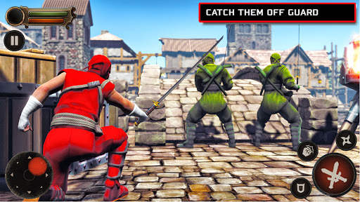 Ninja Assassin SuperHero - Gangster Fighting Games 3 تصوير الشاشة